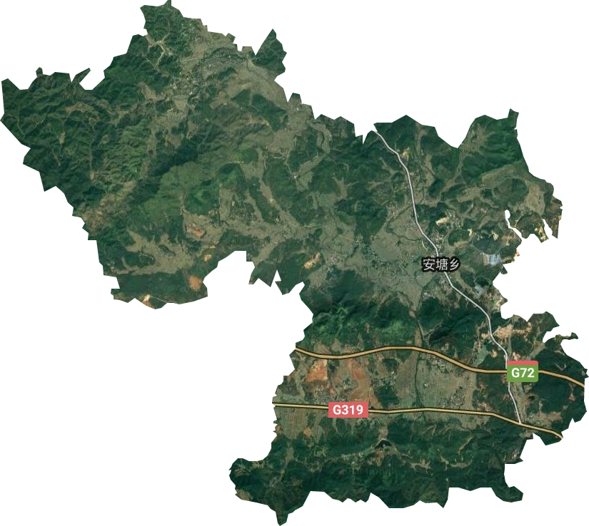 安塘鄉(xiāng)衛(wèi)星圖