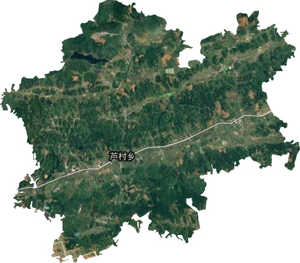 蘆村鎮衛星圖