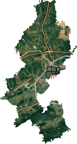 湖田鎮衛星圖