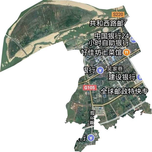 福城街道衛星圖
