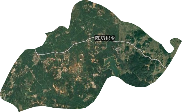 陳坊積鄉衛星圖
