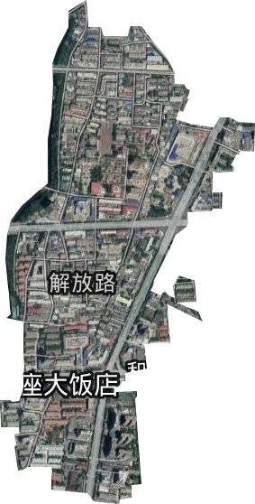解放路街道衛(wèi)星圖