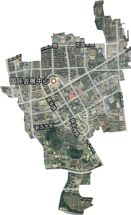 舜華路街道衛星圖