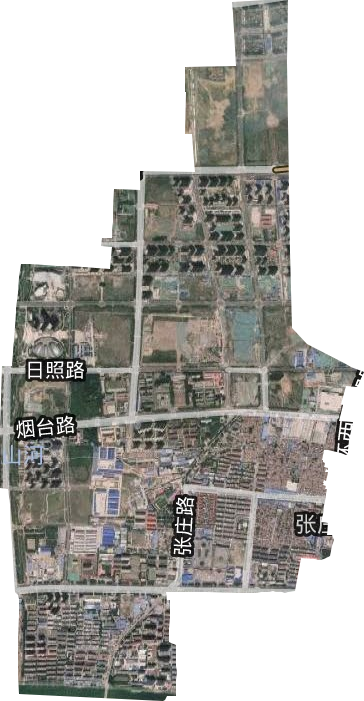 張莊路街道衛星圖