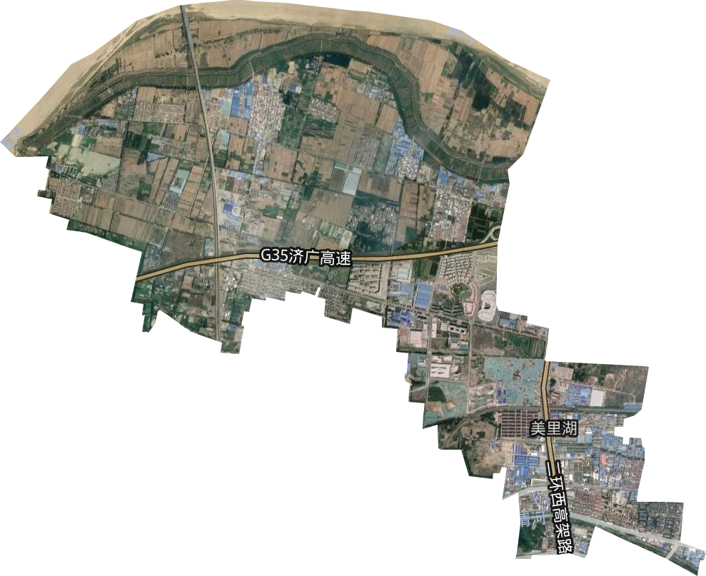 美里湖街道衛星圖