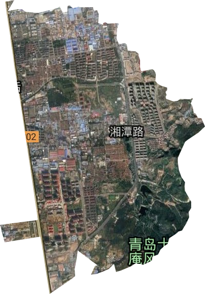 湘潭路街道衛星圖