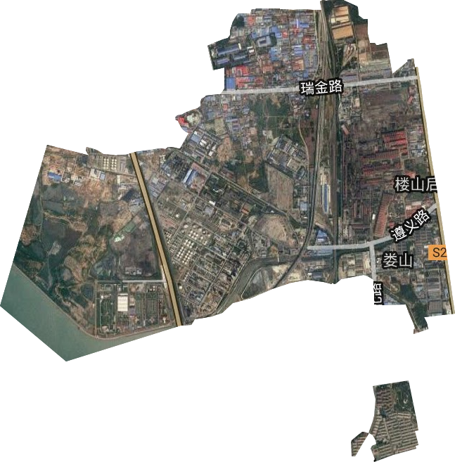 樓山街道衛星圖