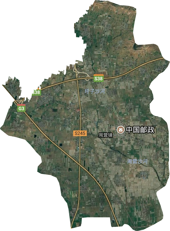周營鎮衛星圖