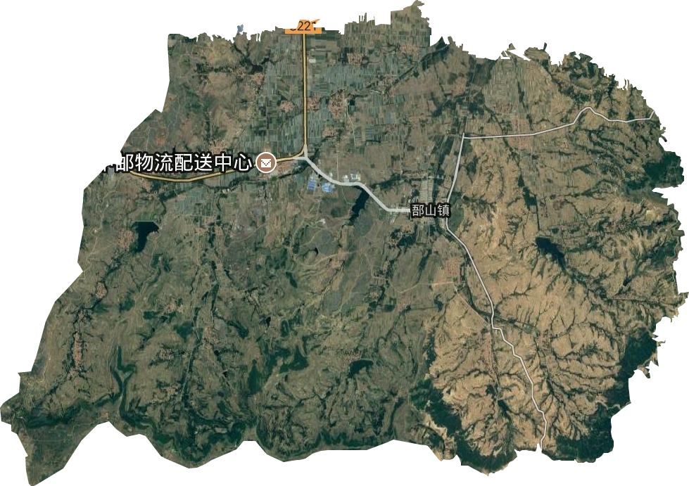 吾山鎮衛星圖