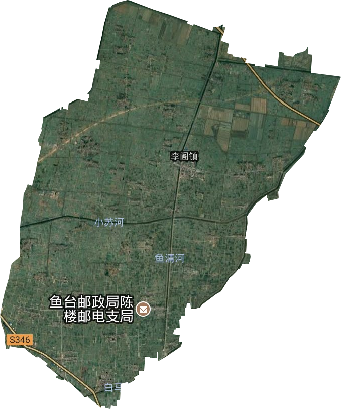 李閣鎮衛星圖