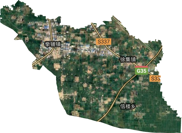 拳鋪鎮衛星圖