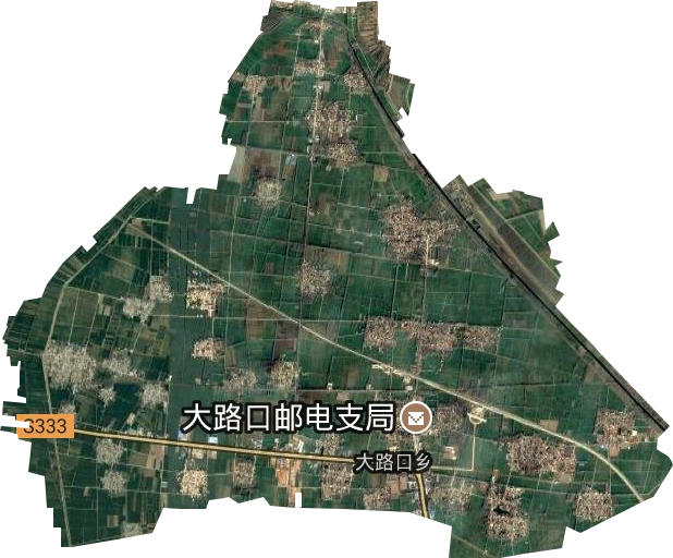大路口鄉衛星圖