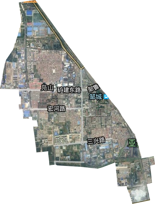 鳧山街道衛星圖