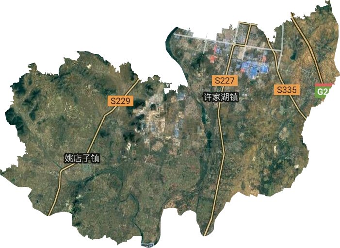 許家湖鎮衛星圖