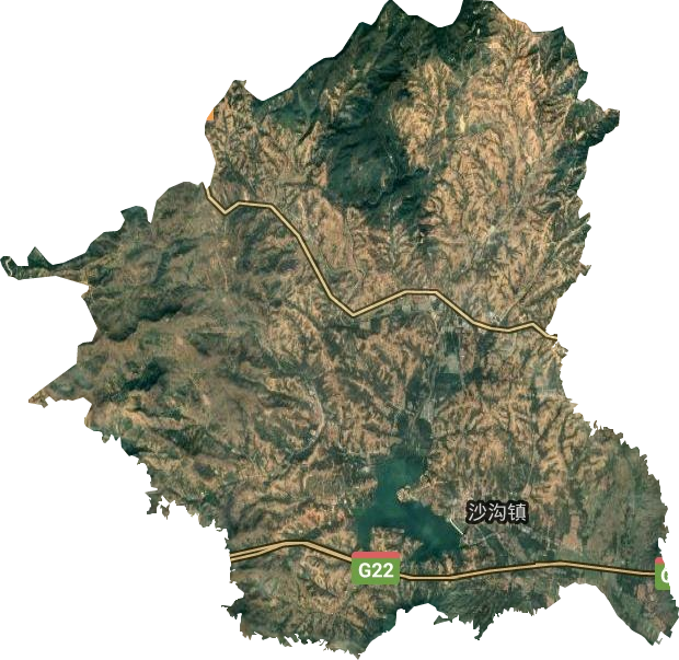 沙溝鎮(zhèn)衛(wèi)星圖