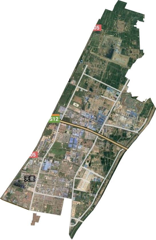 天衢街道衛星圖
