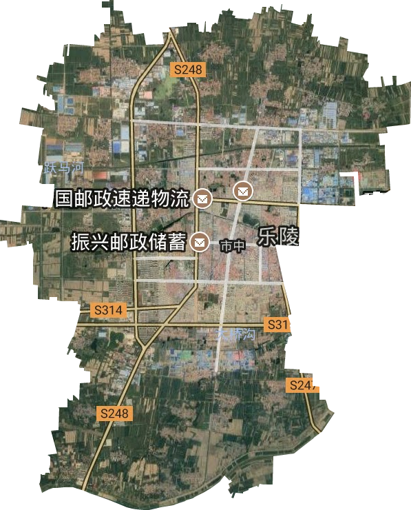 市中街道衛星圖