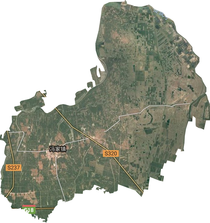 馮家鎮(zhèn)衛(wèi)星圖