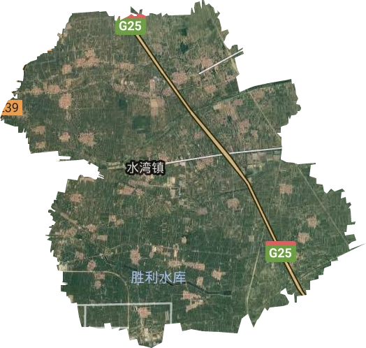 水灣鎮衛星圖