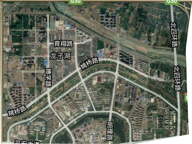 龍子湖街道衛(wèi)星圖