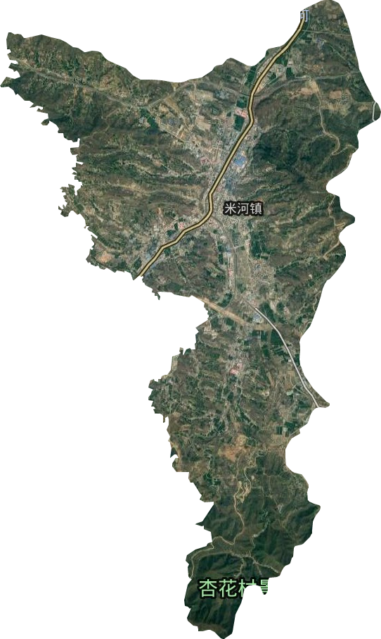 米河鎮(zhèn)衛(wèi)星圖