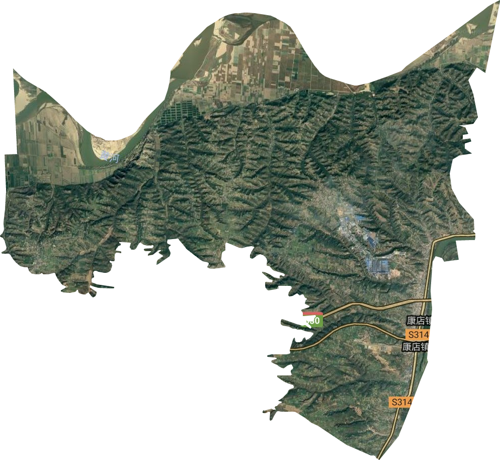 康店鎮(zhèn)衛(wèi)星圖