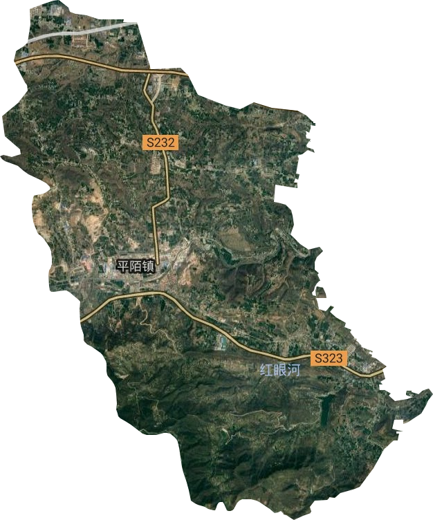 平陌鎮(zhèn)衛(wèi)星圖