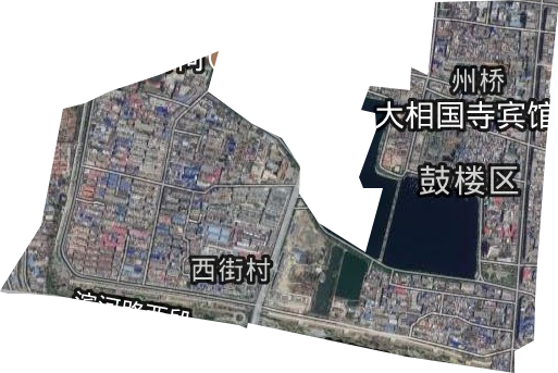 州橋街道衛(wèi)星圖