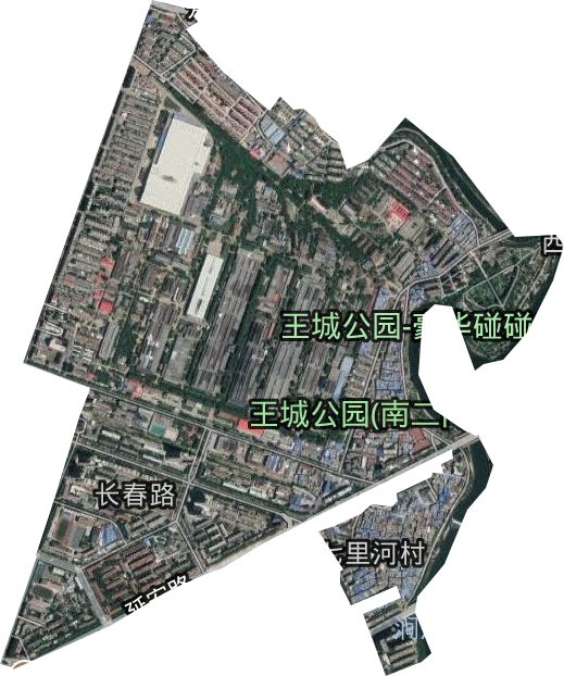 長春路街道衛星圖