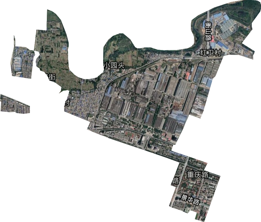 重慶路街道衛星圖