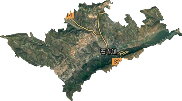 石寺鎮衛星圖