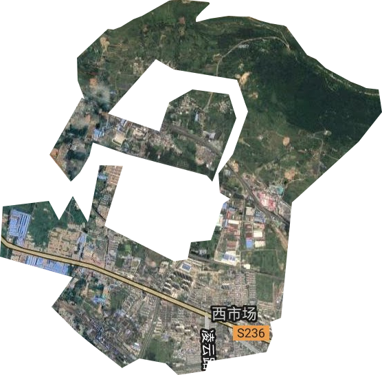 西市場(chǎng)街道衛(wèi)星圖