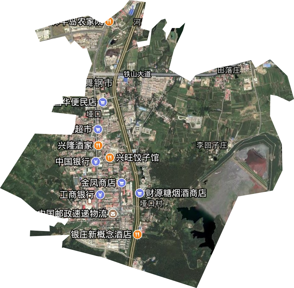 埡口街道衛(wèi)星圖