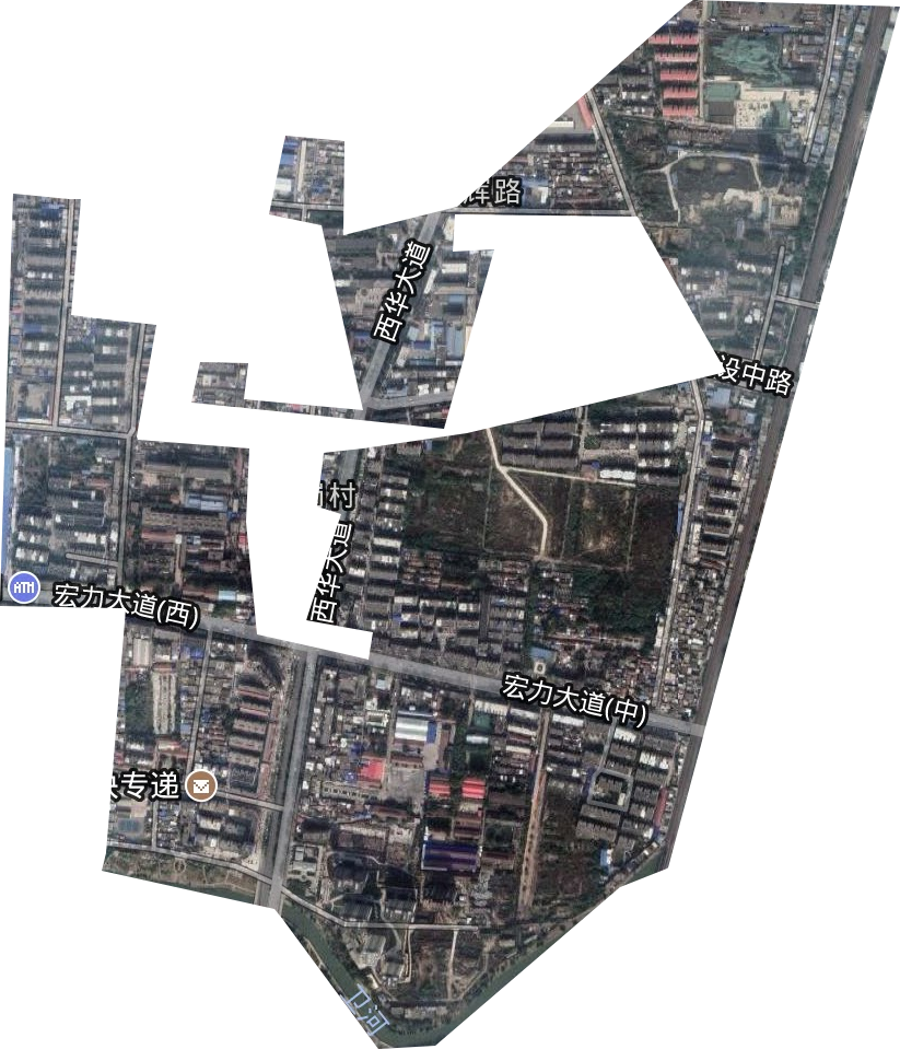 新輝路街道衛星圖
