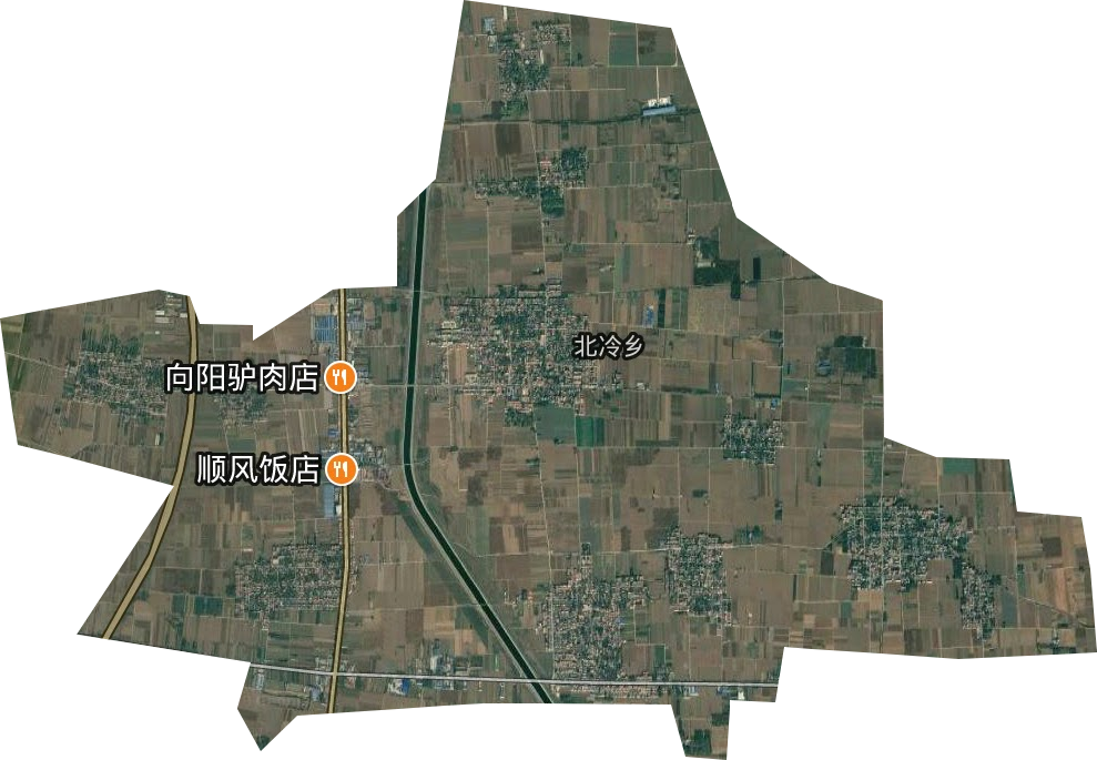 北冷鄉衛星圖