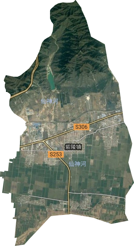 紫陵鎮(zhèn)衛(wèi)星圖