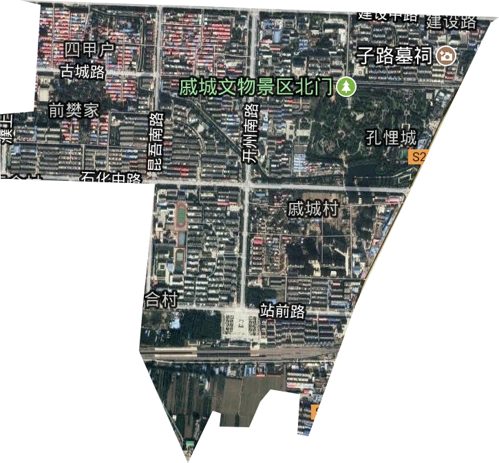 建設(shè)路街道衛(wèi)星圖
