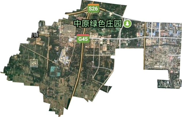 皇甫路街道衛星圖