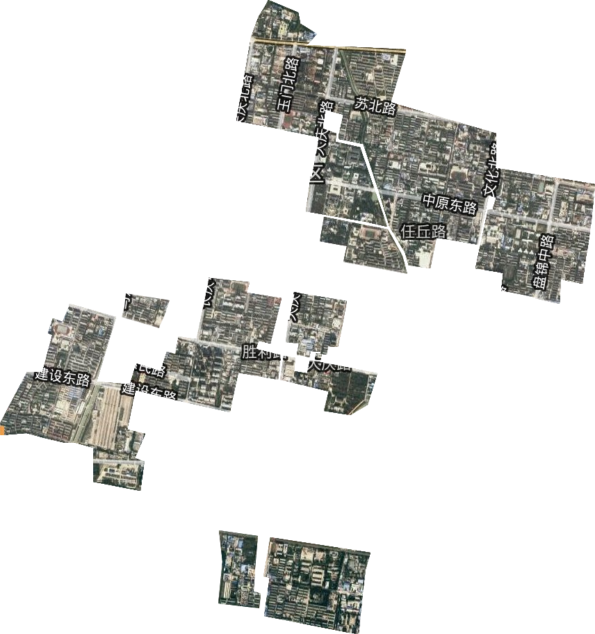 中原油田街道衛(wèi)星圖