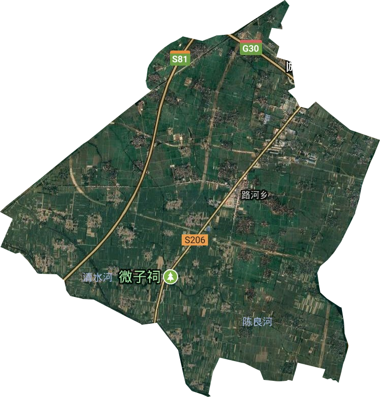 路河鎮衛星圖