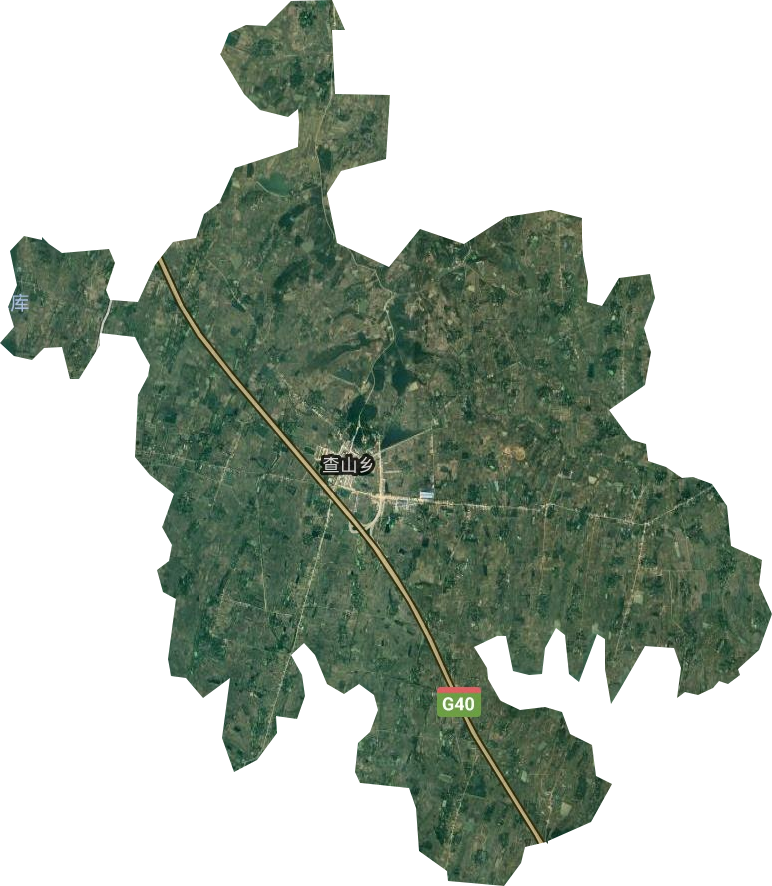 查山鄉衛星圖