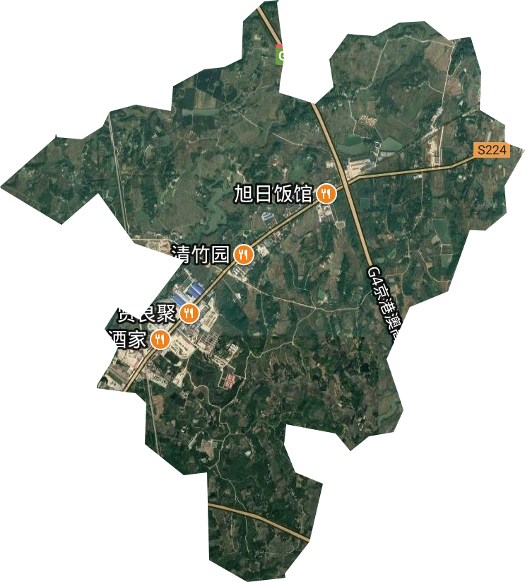農村改革發展綜合試驗核心區衛星圖