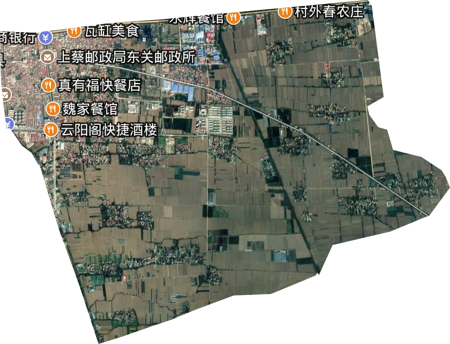 蘆崗街道衛星圖