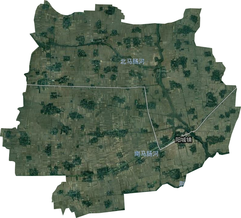 陽城鎮衛星圖