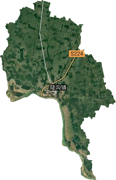 陡溝鎮衛星圖