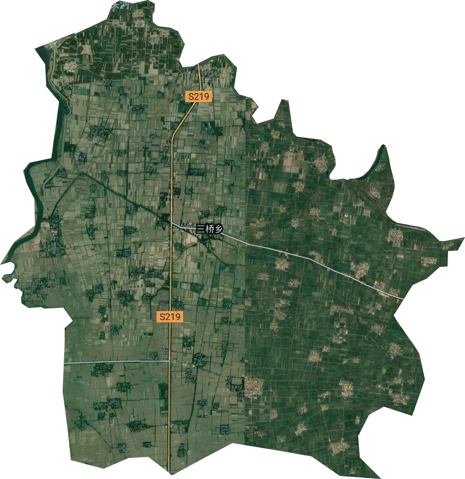 三橋鎮衛星圖