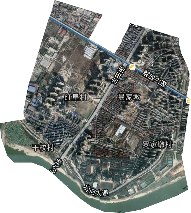 古田街道衛星圖