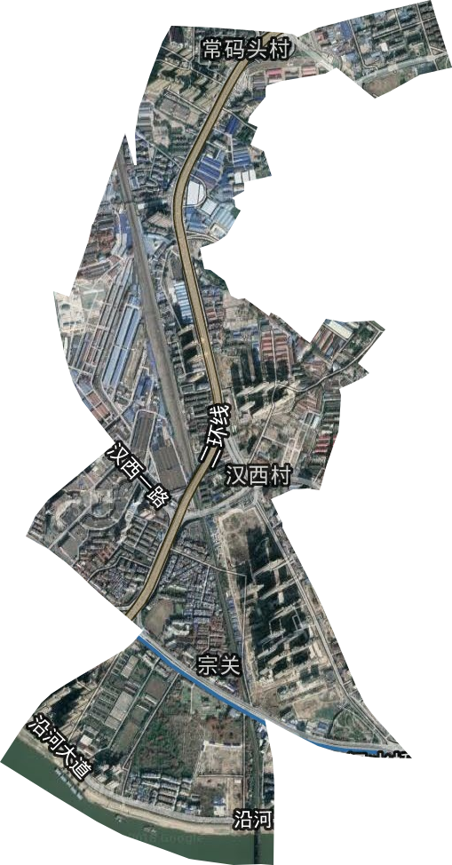 宗關街道衛星圖