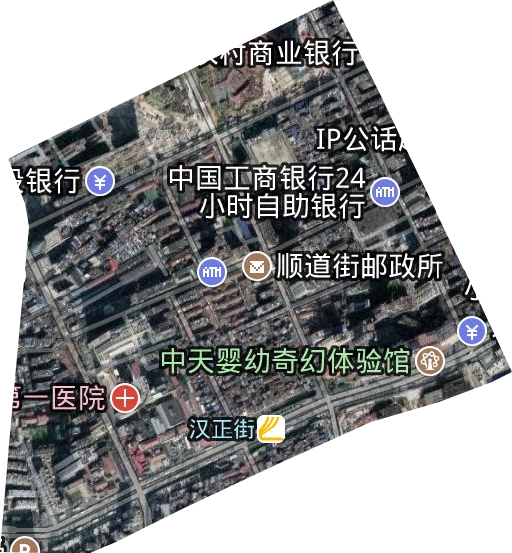 六角亭街道衛星圖