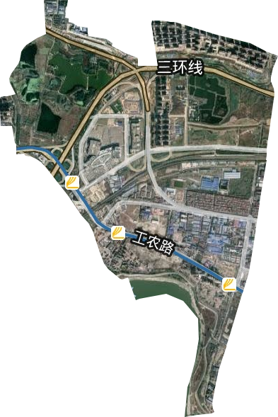 易家街道衛星圖